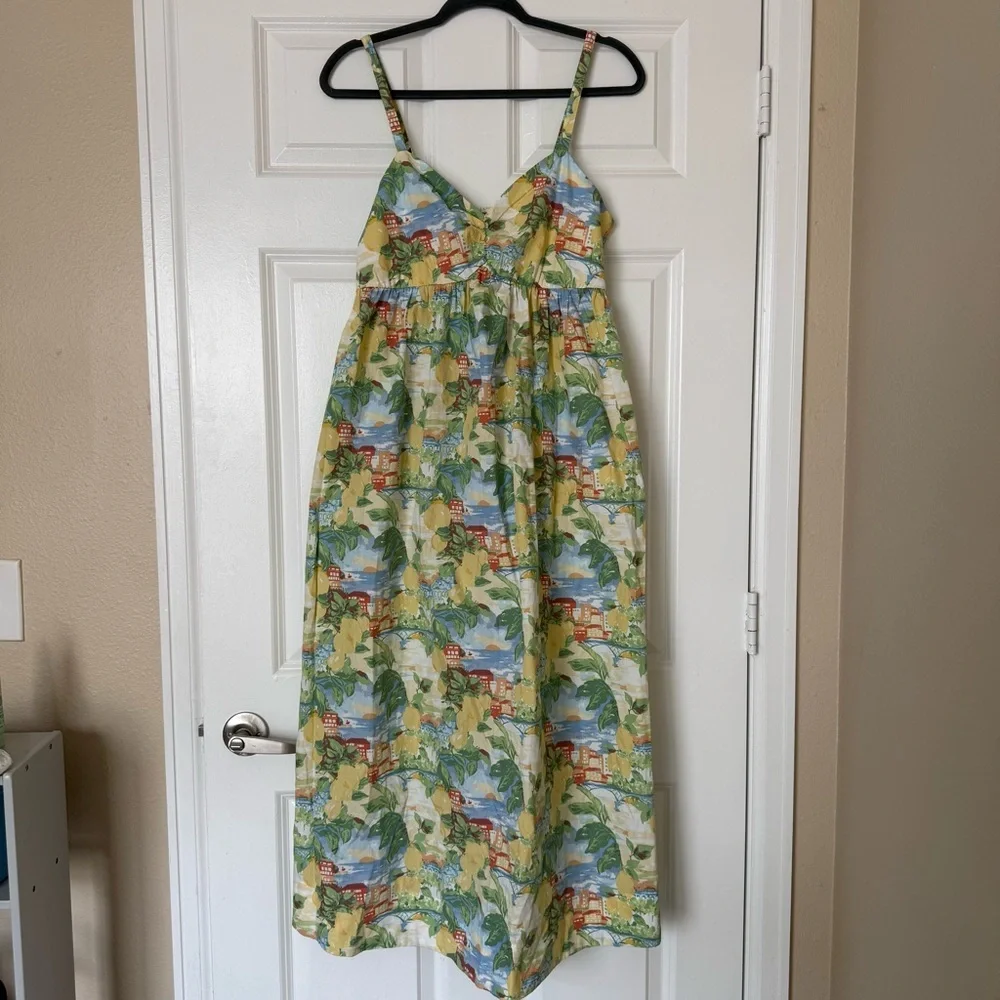 Abercrombie Sweetheart Babydoll Maxi Dress Medium Petite